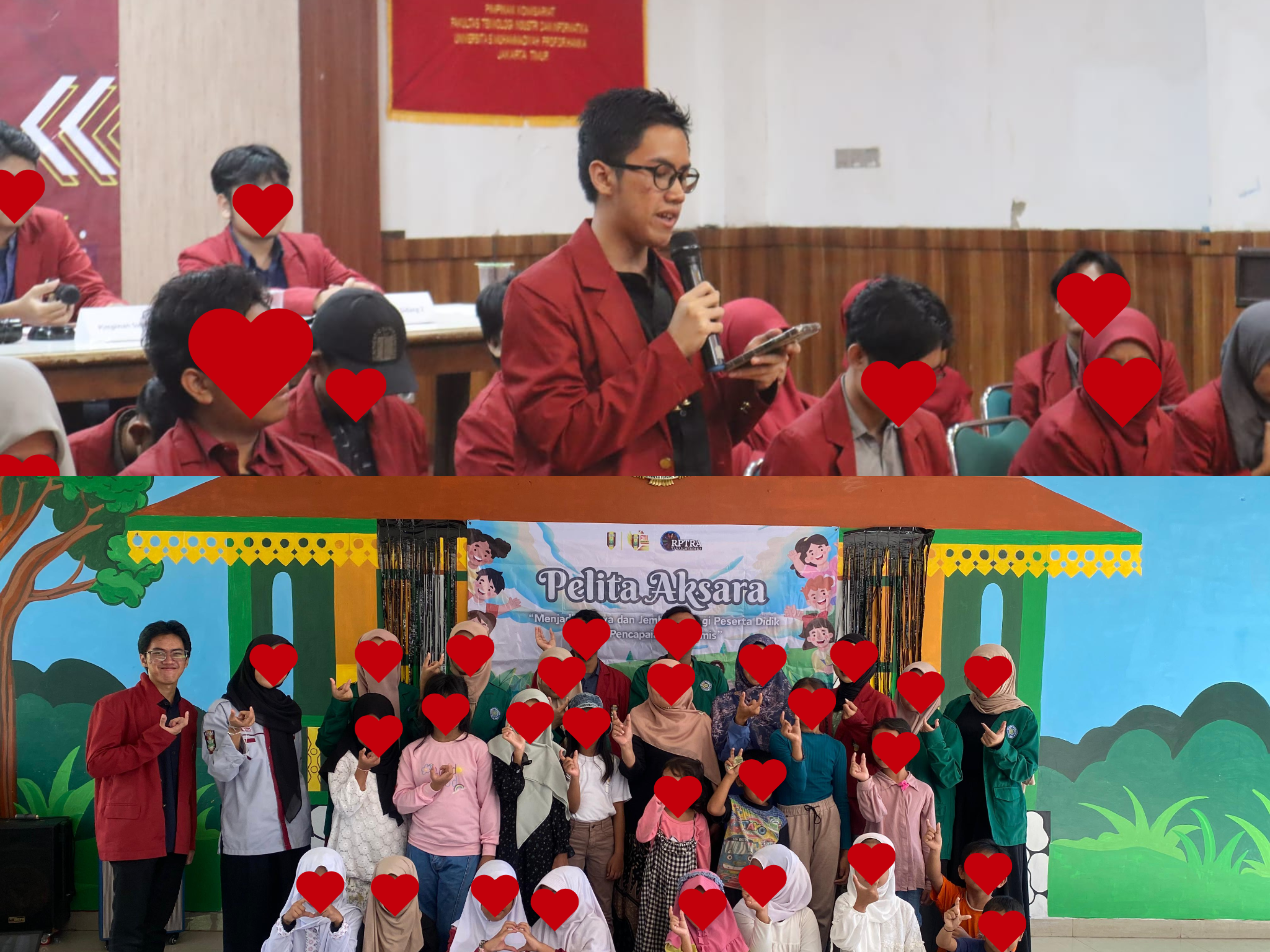Kegiatan Pelita Aksara bersama PK IMM FTII UHAMKA